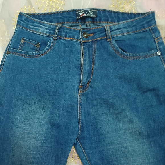 High waist mom fit ankle length jeans - Picture 8 of 8